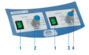 Bộ điều khiển máy khuấy từ gia nhiệt AGIMATIC-E (code: 7000243)