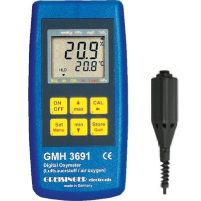 Thiết bị đo oxy trong môi trường không khí xung quang, lao động  Model: GMH 3695