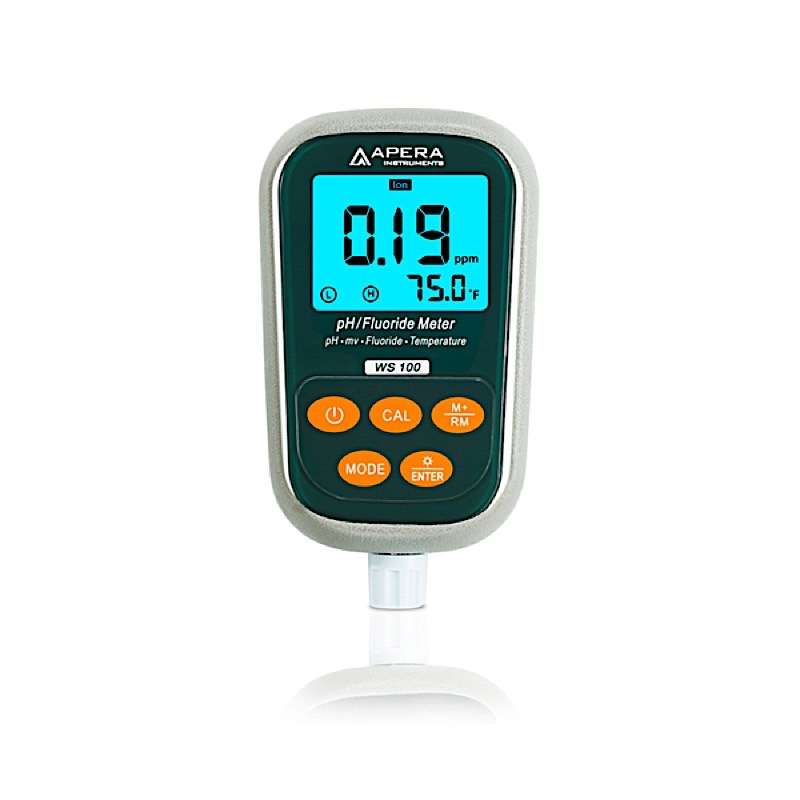 Máy đo flo/pH/nhiệt độ cầm tay, Model : WS100 - Techno Co., LTD